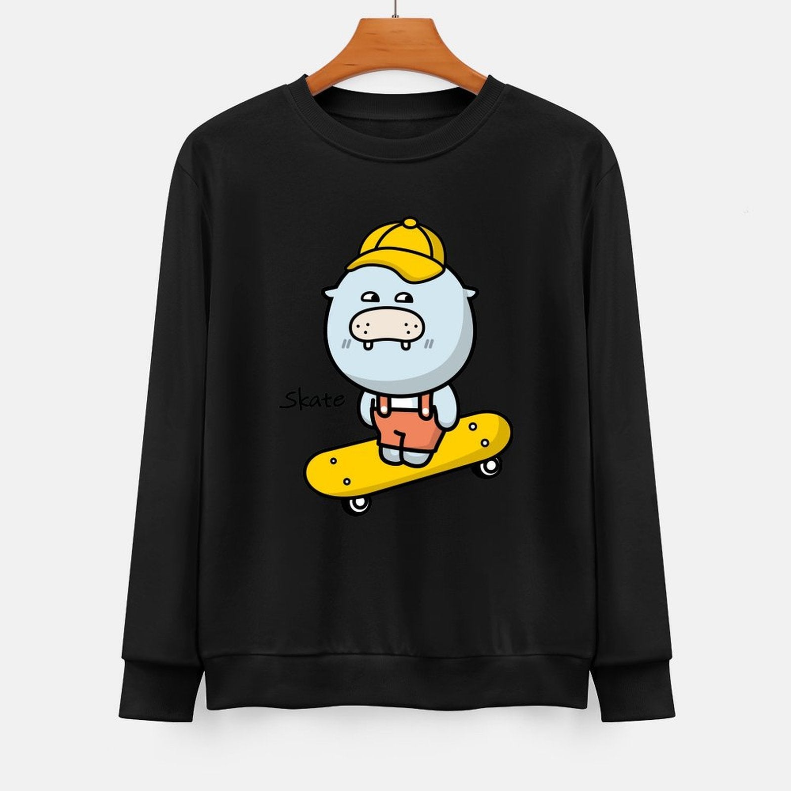 Front Patterned Long Sleeve TopActiveStyle Refined